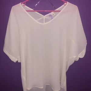 White Loose Top